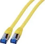 Kabllo patchcord EFB RJ45, S/FTP, Cat. 6a/ 7, 2m, e verdhë