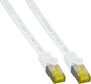 Kabllo patchcord EFB, Cat.6a/7, S/FTP, LSZH, 10m, e bardhë