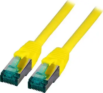 Kabllo rrjeti EFB RJ45 Cat.6A, S/FTP, 1.5m, e verdhë