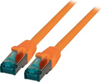 Kabllo rrjeti EFB RJ45, Cat.6A S/FTP, 1.5m, portokalli