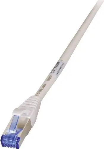 Kabllo rrjeti EFB Elektronik RJ45 Cat 6A, S FTP, 0.5m, gri