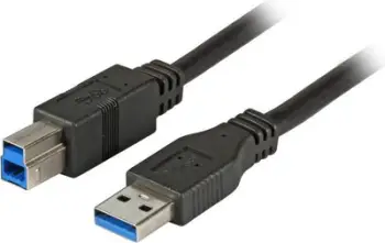 Kabllo USB EFB, USB-A - USB-B, 1m, e zezë