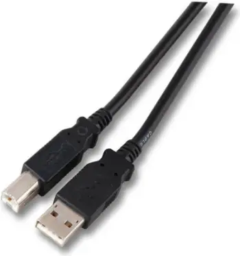 Kabllo lidhëse USB EFB, 0.5 m, e zezë