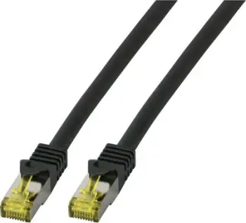 Kabllo patchcord EFB, Cat.6A, 3 m, i zi