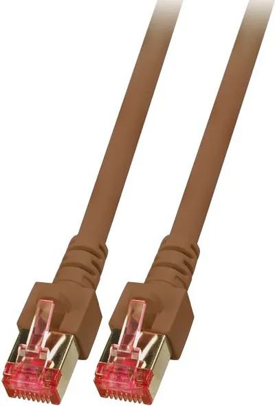 Kabllo EFB Patchcord, S/FTP, Cat.6, LSZH, 10m, e kaftë - 1