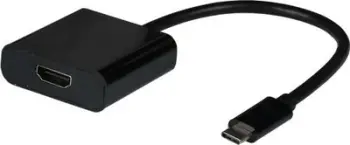 Adapter USB EFB USB3.2, Type C në HDMI, 0.15m, i bardhë