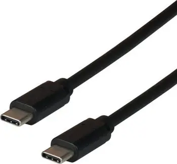 Kabllo USB EFB USB-C në USB-C, 3 m, USB 2.0, e zezë