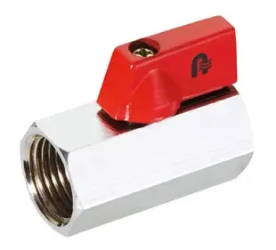 Valvul uji KFA Ball Valve 703-110-15, 1/2", 10 bar, krom