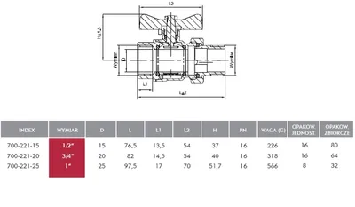 Valvulë bronzi KFA 3/4" (700-221-20) - 2