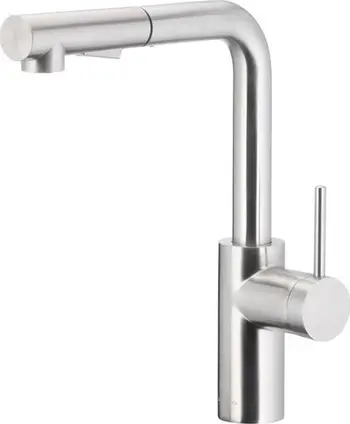 Rubinet kuzhine KFA Duero Basic 6623-110-22, grykë tërheqëse, inox