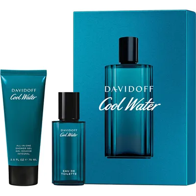 Set Eau de Toilette 40 ml + Xhel Dushi 75 ml Davidoff Cool Water - 1