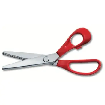 Gërshërë zig zag Victorinox për rrobaqepës, 21 cm, të kuqe