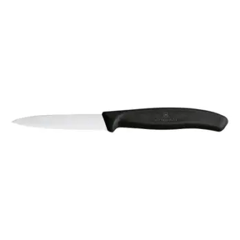 Thikë për prerje Victorinox, e valëzuar, e zezë
