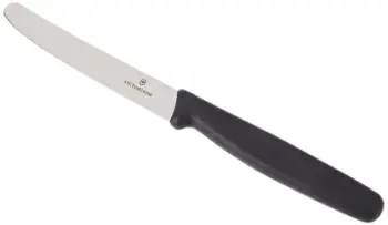 Thikë tavoline me maje të rrumbullakët Victorinox, e zezë