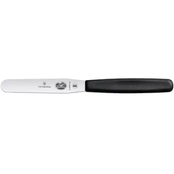 Lugë e shtrirë për ëmbëlsira, Victorinox, e zezë