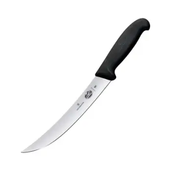 Thikë Victorinox e lakuar(e thyer) për prerje, Fibrox, e zezë