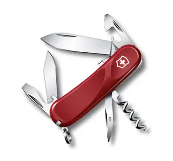 Thikë xhepi Victorinox "Evolution S101", e kuqe