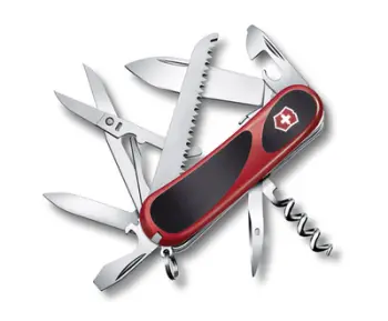 Thikë xhepi "Evolultion 17" Victorinox, e kombinuar kuq e zi