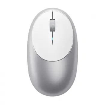 Maus Satechi M1, wireless, Bluetooth, USB, i bardhë dhe i argjendtë