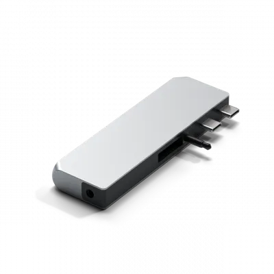 Përshtatës Satechi Aluminium Pro Hub Mini, i argjendtë - 3