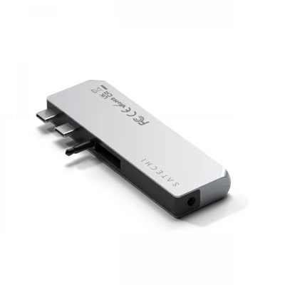 Përshtatës Satechi Aluminium Pro Hub Mini, i argjendtë - 4