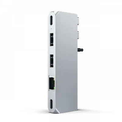 Përshtatës Satechi Aluminium Pro Hub Mini, i argjendtë - 6