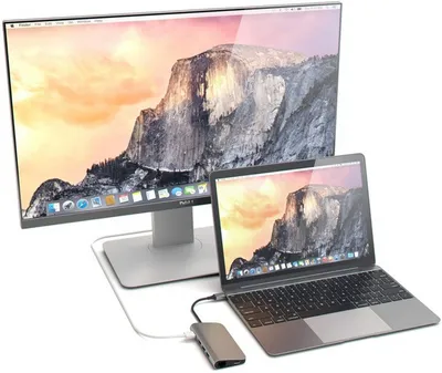 Përshtatës Satechi USB-C Multi-Port 4K Ethernet v2, i hirtë - 5
