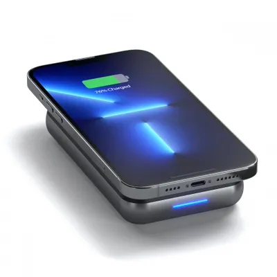 Mbajtëse karikuese Satechi Duo Wireless, e hirtë - 4