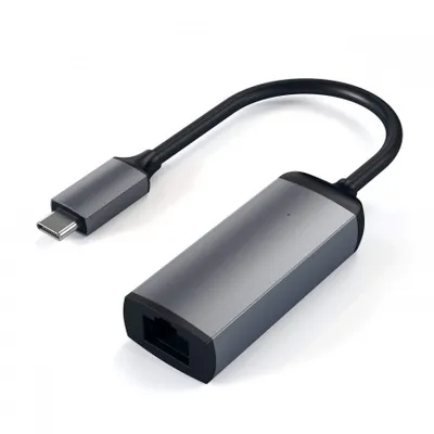 Përshtatës Satechi Aluminium USB-C - Ethernet, i hirtë - 1