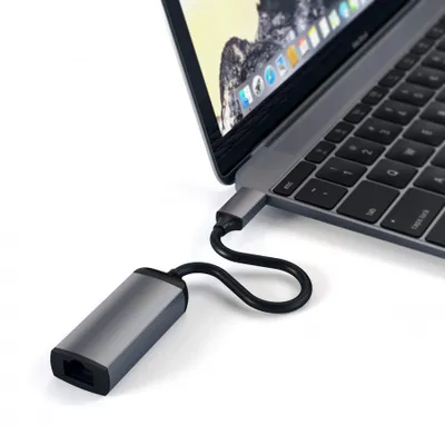 Përshtatës Satechi Aluminium USB-C - Ethernet, i hirtë - 4