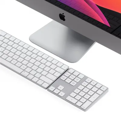 Shtesë numerike për tastierë Satechi Aluminum Bluetooth, e argjendtë - 3