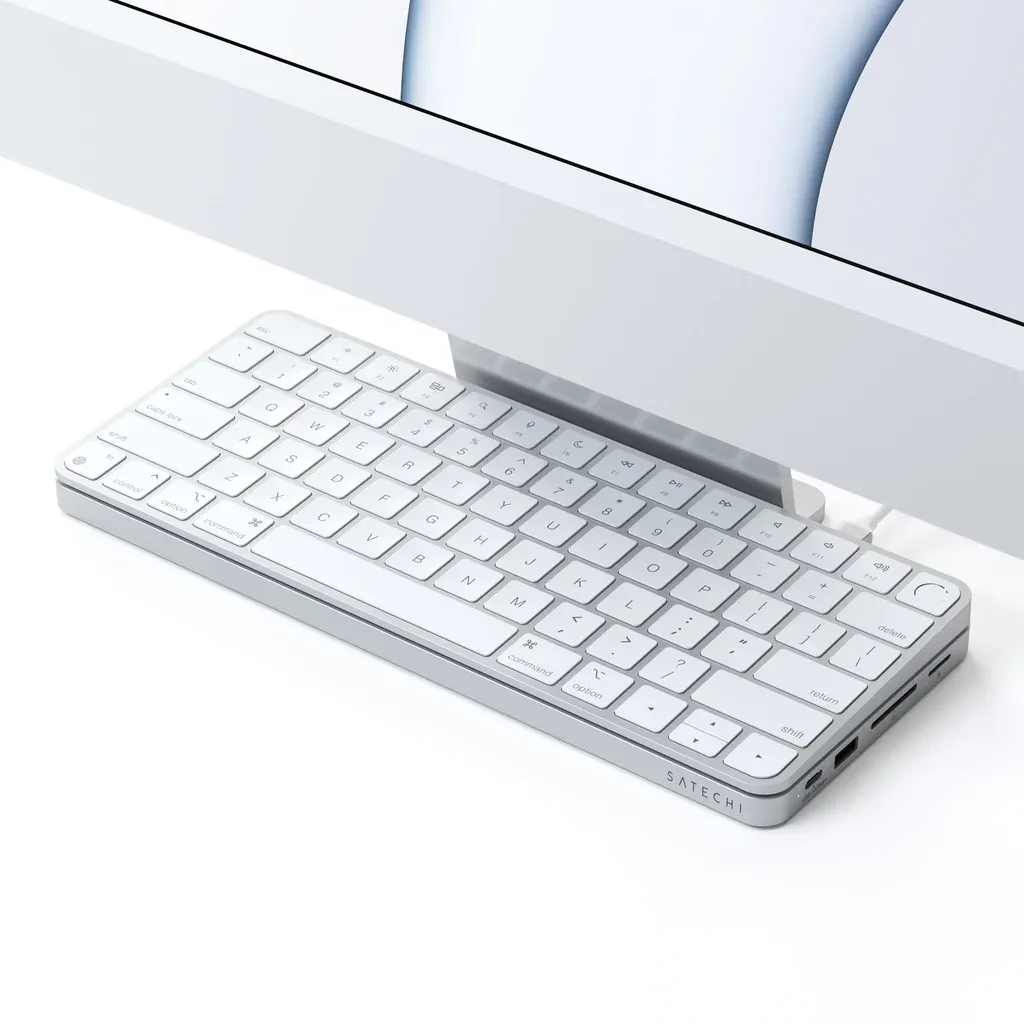 Docking station Satechi Slim USB-C për Apple iMac 24", i argjendtë - 5