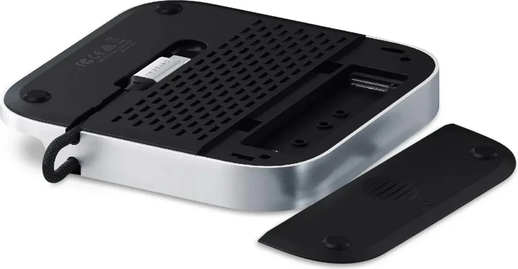 Stand & hub Satechi për Mac Mini M4/M4 Pro, slot SSD M.2 NVMe, silver - 4