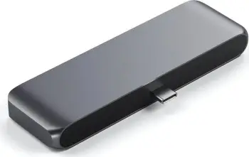 Docking station Satechi USB-C (USB-C 60W, 4K HDMI, USB-A, czytnik kart micro/SD, jack port) (gwiezdna szarość)