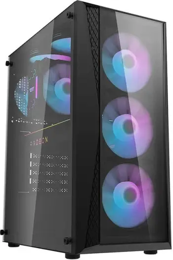 Kasë kompjuteri Darkflash DK352 Plus, e zezë