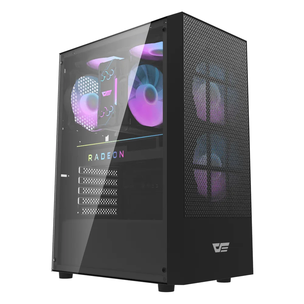 Kasë Darkflash A290, Mid-Tower, e zezë - 1