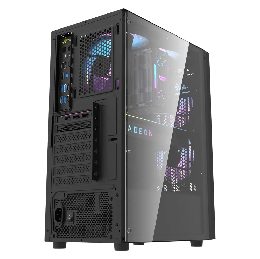 Kasë Darkflash A290, Mid-Tower, e zezë - 4
