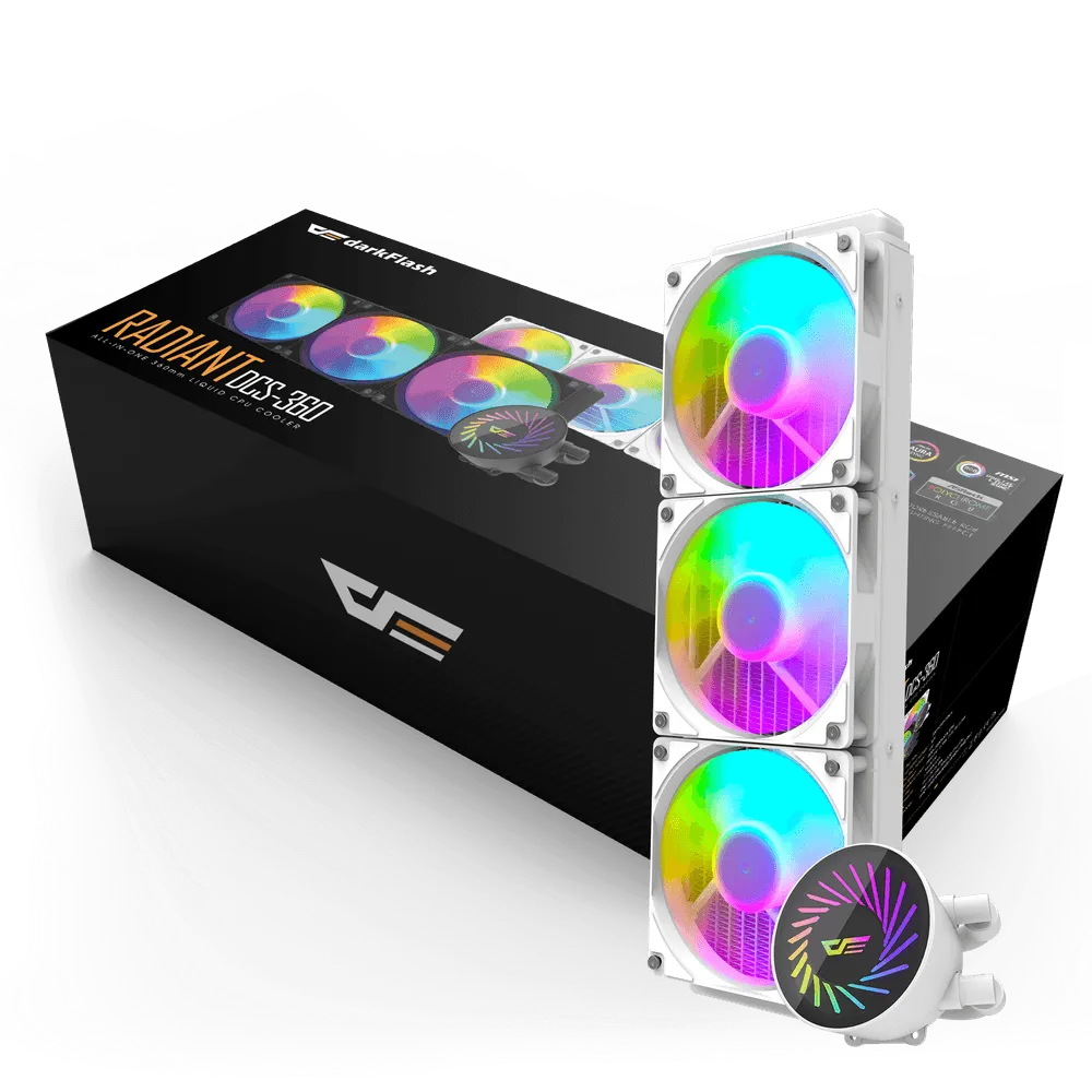 Ftohës me ujë Darkflash DCS360, AIO - 4
