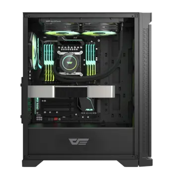 Kasë Darkflash DK361, M-Tower, e zezë