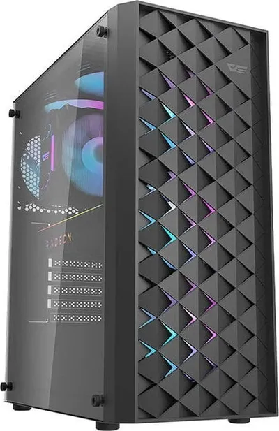 Kasë Darkflash DK351, e zezë, Midi Tower - 2