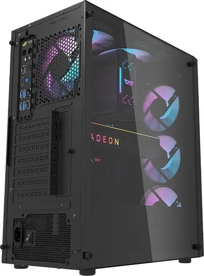 Kasë Darkflash DK351, e zezë, Midi Tower - 5