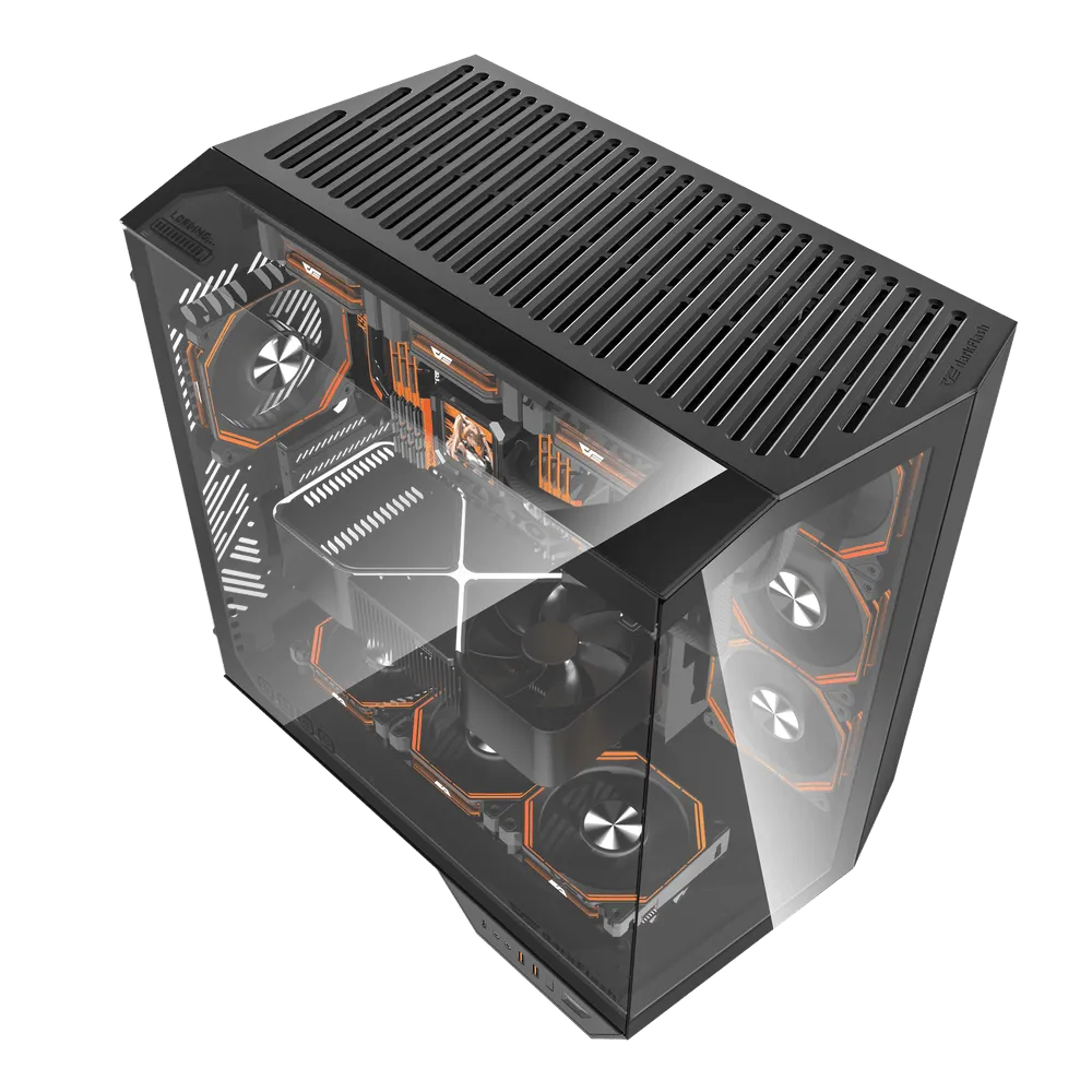 Kasë Darkflash DY470, M-Tower, e zezë - 3