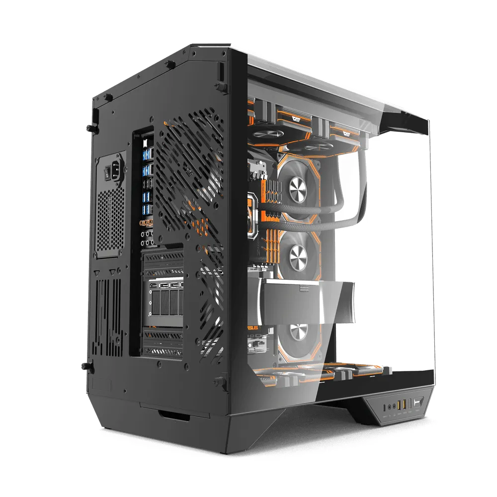 Kasë Darkflash DY470, M-Tower, e zezë - 4