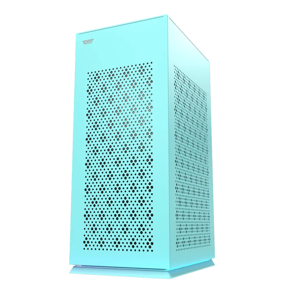 Kasë Darkflash DLH21, ITX Tower, e kaltër - 1
