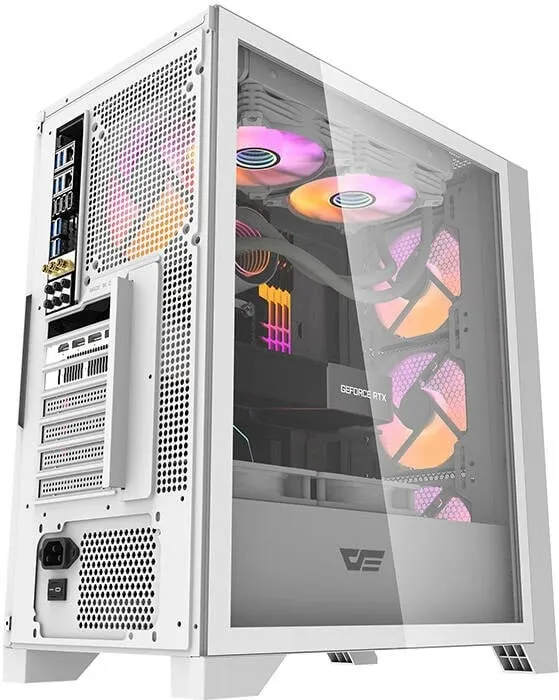 Kasë Darkflash DRX70, Mid-Tower, e bardhë - 2