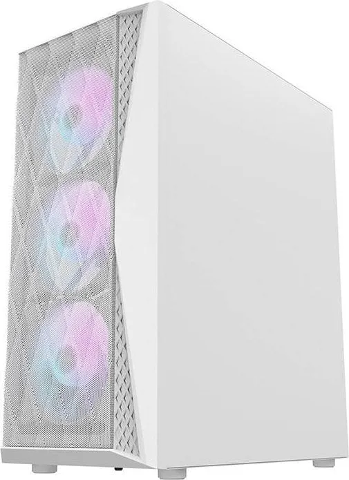 Kasë Darkflash DK352 Mesh ARGB, e bardhë, Midi Tower - 2