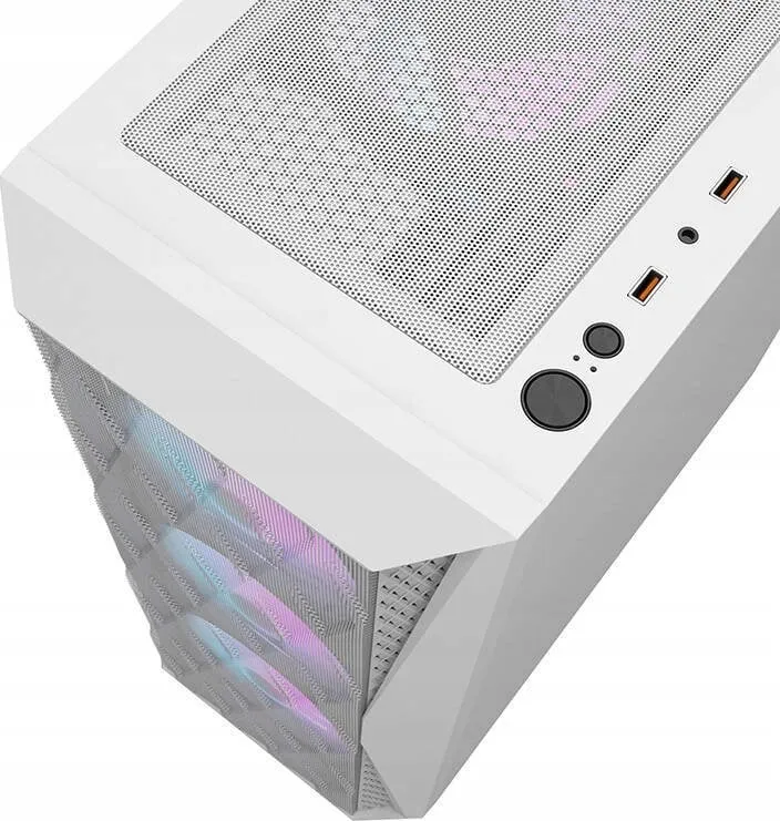 Kasë Darkflash DK352 Mesh ARGB, e bardhë, Midi Tower - 9