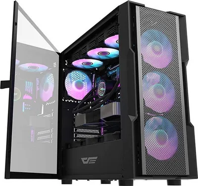 Kasë Darkflash DK431 Mesh, Midi Tower - 2