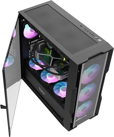 Kasë Darkflash DK431 Mesh, Midi Tower - 4
