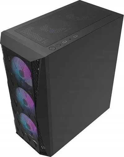 Kasë kompjuteri Darkflash DK352 Plus, e zezë - 7